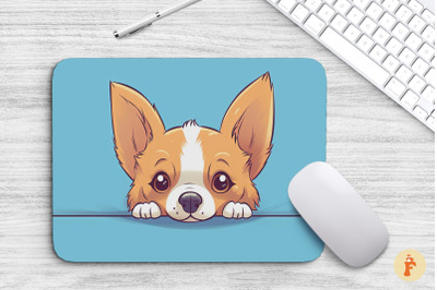 Mouse Pad Kawaii Corgi Puppy