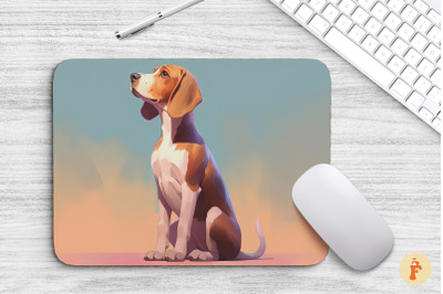 Mouse Pad Cute Beagle Dog