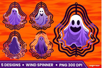 Ghost Wind Spinner | Halloween Sublimation