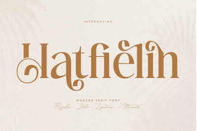 Hatfielin Typeface