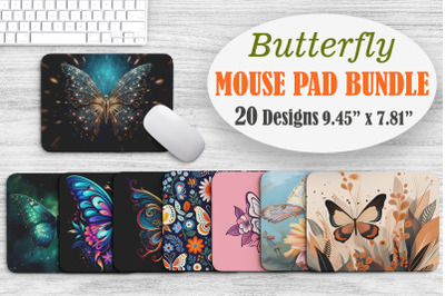 Beautiful Butterfly Mouse Pad Bundle