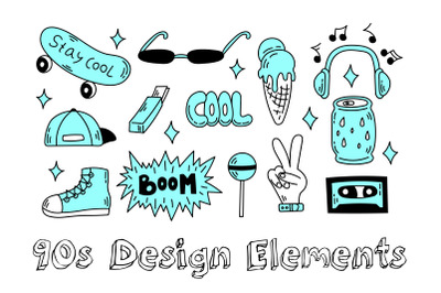 90s Design Elements