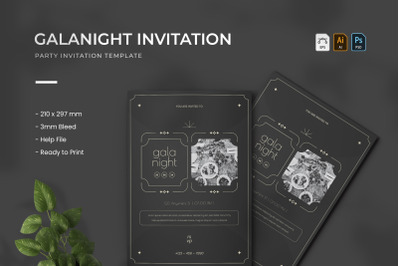 Galanight - Party Invitation