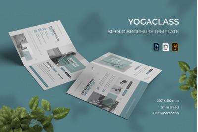 Yogaclass - Bifold Brochure