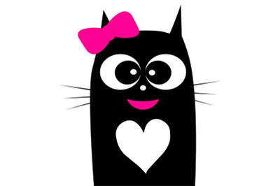 Black Cat svg,&nbsp;black  cat  with heart svg , Cute&nbsp;&nbsp;cat svg,&nbsp;&nbsp;cat&nbsp;clip a