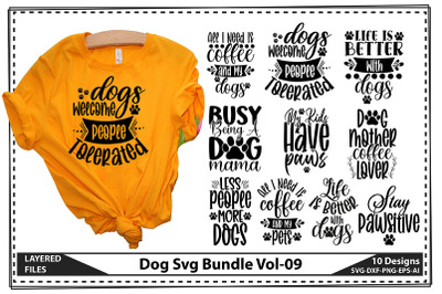 Dog Svg Bundle Vol-09