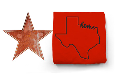 Texas Home State Outline | Embroidery