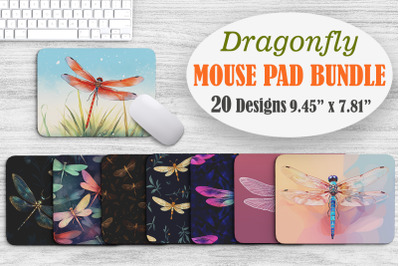 Beautiful Dragonfly Mouse Pad Bundle