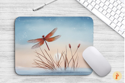 Mouse Pad Romatic Dragonfly