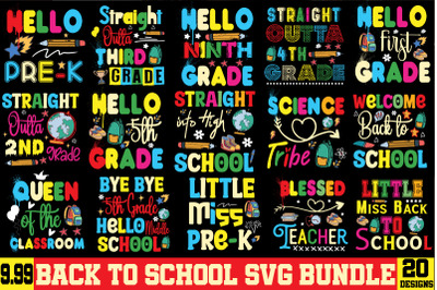 Back to School SVG Bundle,Back to School Svg Bundle,SVGs,quotes-and-sa