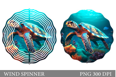 3D Turtle Wind Spinner. 3D Turtle Wind Spinner Sublimation