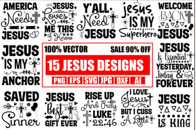 Jesus SVG Bundle&2C;15 Designs&2C;faith svg design&2C; svg design&2C; butterfly sv