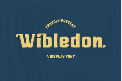 Wibledon Typeface