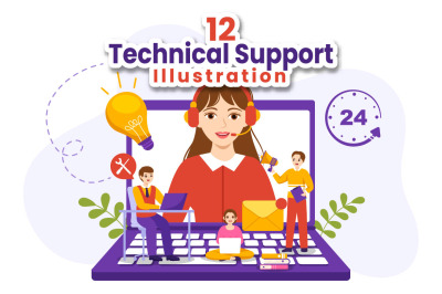 12 Technical Support System Illustration