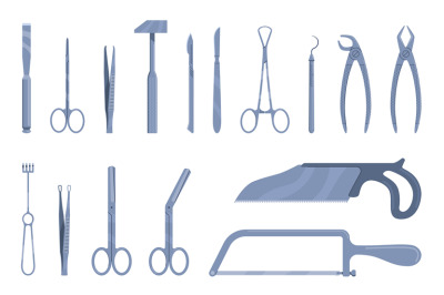 Surgical instruments. Medical equipments for operations&2C; scalpels&2C; cla