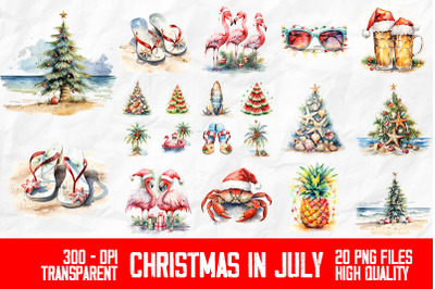 Summer Christmas In July Bundle Design