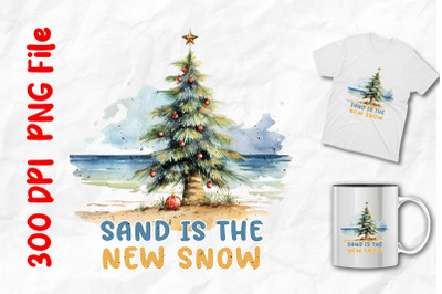 Sand Is The New Snow Christmas Tree