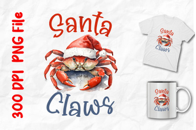 Santa Claws Crab Christmas In July