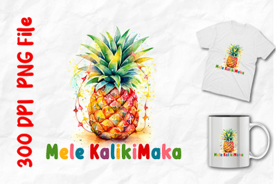 Mele Kalikima Pineapple Christmas Tree