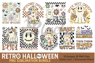 Retro Halloween Sublimation Bundle