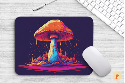 Mouse Pad Psychedelic Single Mushroom