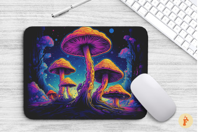 Mouse Pad Psychedelic Giant Mushrooms