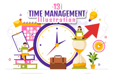 13 Time Management Planning Illustration