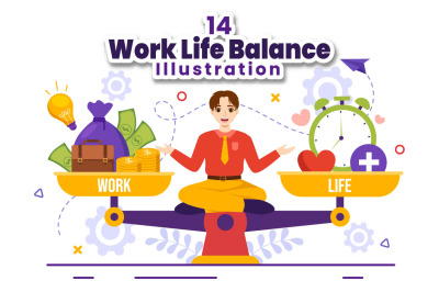 14 Work Life Balance Illustration