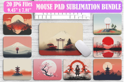 Japanese Art Mouse Pad Bundle