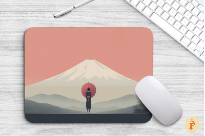 Mouse Pad Simple Aesthetic Mountain Fuji