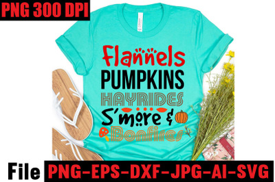 Flannels Pumpkins Hayrides S&amp;&23;039;more &amp;amp; Bonfires SVG cut file&2C;Fall svg bun