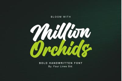 Million Orchid - Casual Handwritten