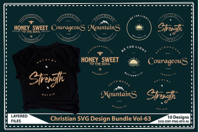 Christian SVG Design Bundle Vol-63