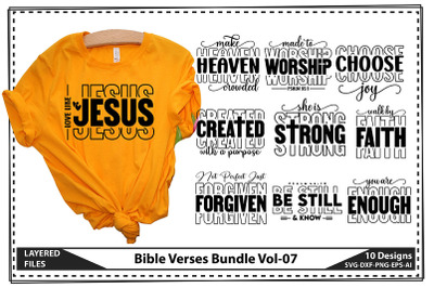 Bible Verses Bundle Vol-07