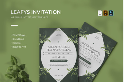 Leafys - Wedding Invitation