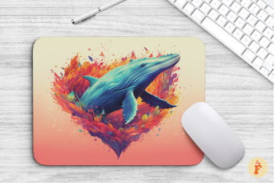 Mouse Pad Fantastic Humpback Whale