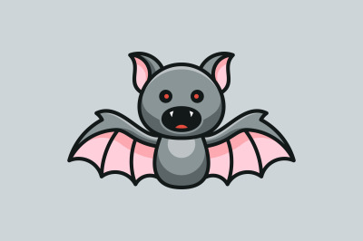 vampire bat logo vector template design logo
