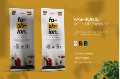 Fashionist - Roll Up Banner