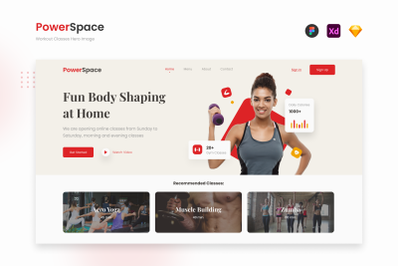 PowerSpace - Workout Classes Hero Image