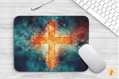 Mouse Pad Mystery Christian Cross