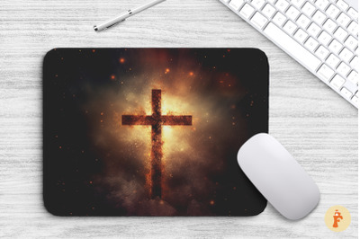 Mouse Pad Beautiful Christian Cross