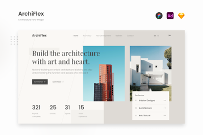 ArchiFlex - Modern Architecture Hero Image