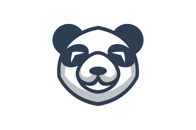 bear face vector template logo design