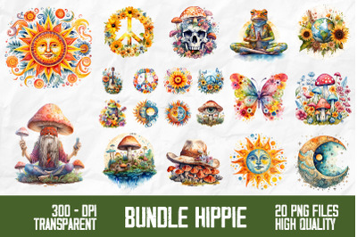 Hippie Retro Bundle Design