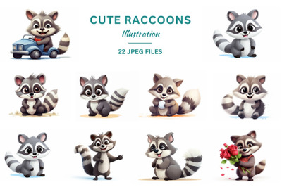 Cute Raccoons