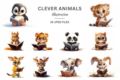 Clever Animals Back To School