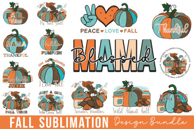 Fall Sublimation Design Bundle