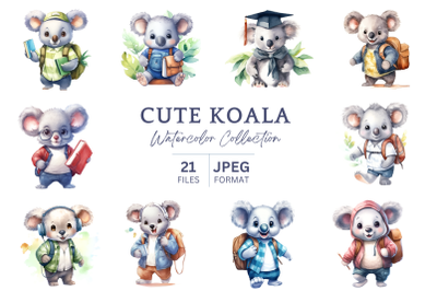 Cute Back To School Koala Bears