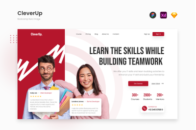 CleverUp - Passionate Modern Bootcamp Hero Image