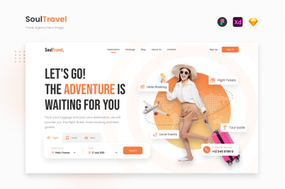 SoulTravel - Happy Go Round Travel Agency Hero Image